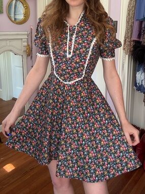 Vintage 70s Floral Dress